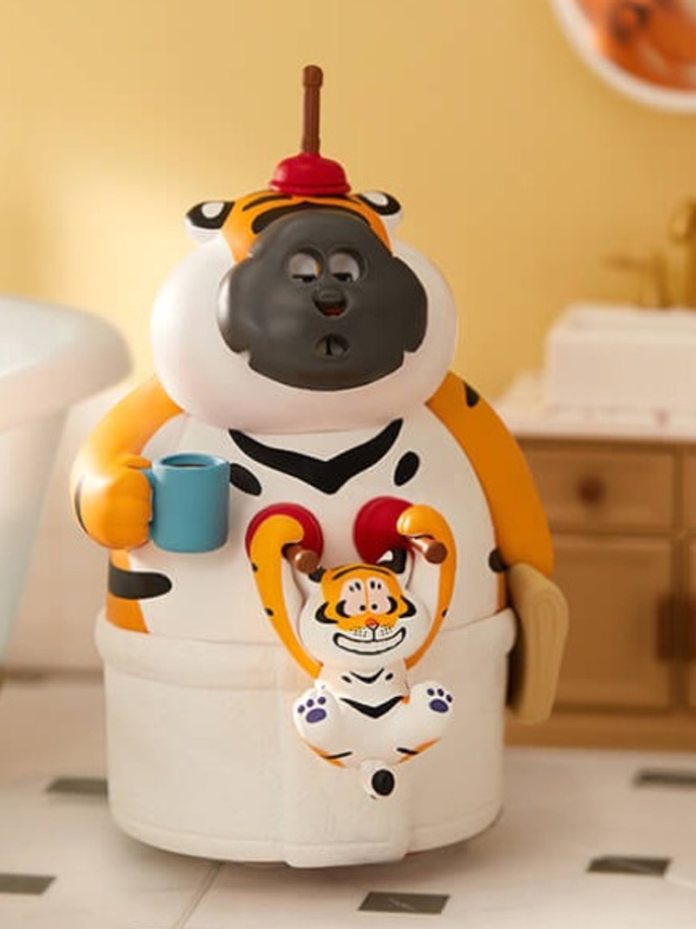 I'm Not Fat Tiger Figurine - Daddy Crawler